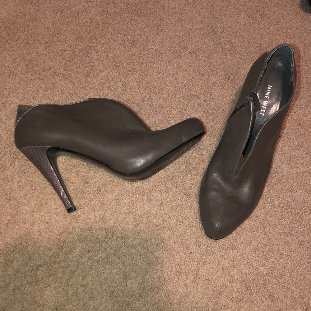 Nine West bootie heels